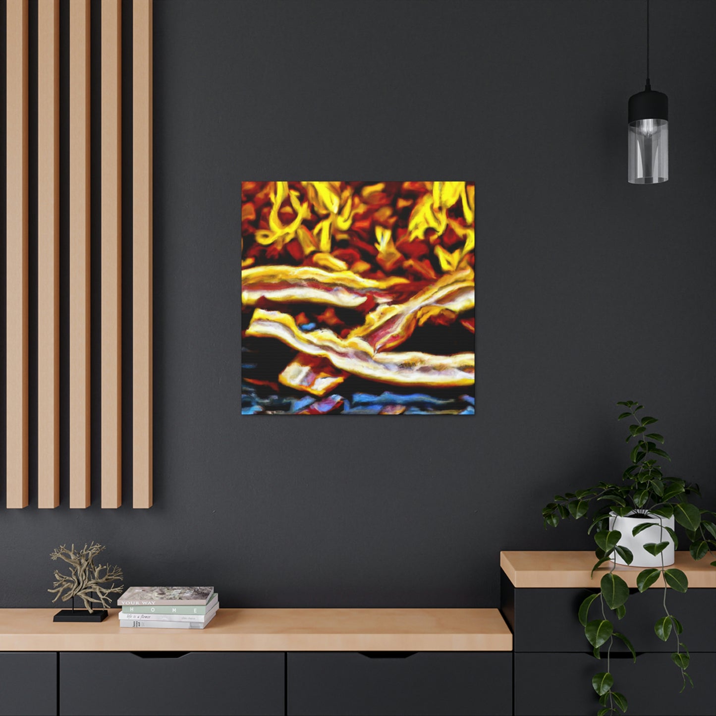 Bacon in Abstract Form - Canvas