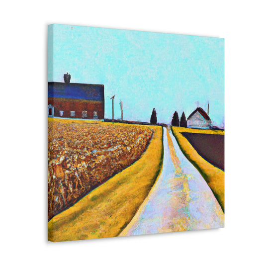 Country Road Reflection - Canvas