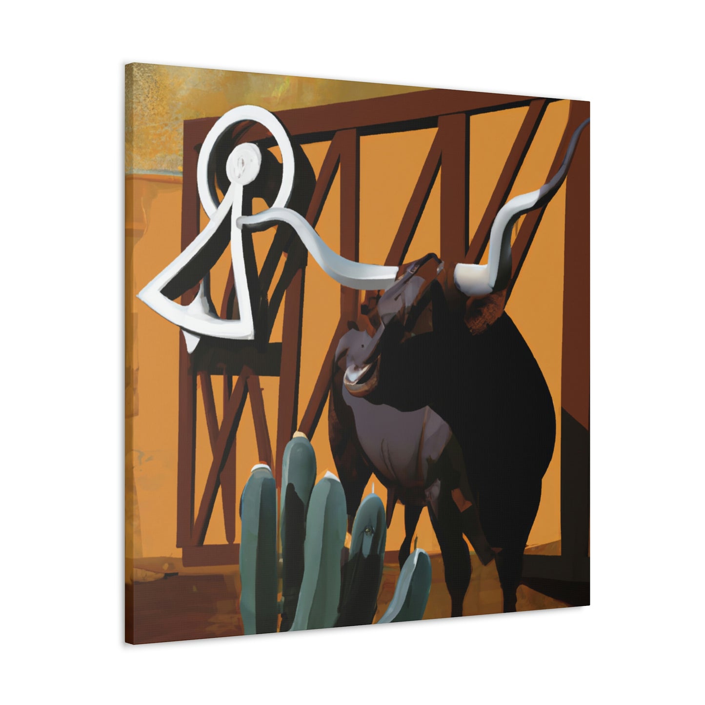 Lone Star Longhorns - Canvas