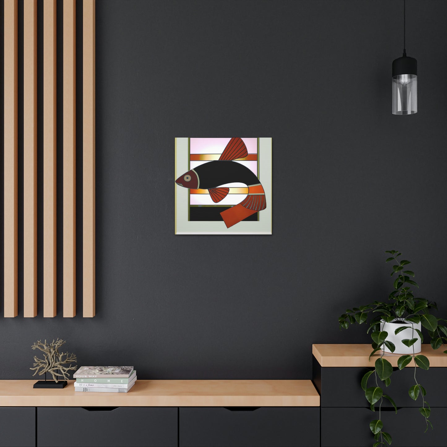 Dazzling Deco Killifish - Canvas