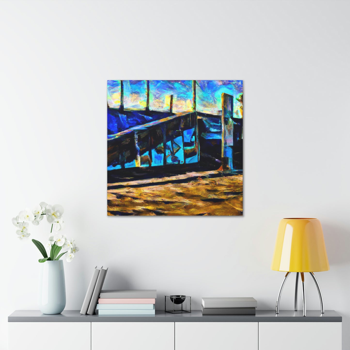 "Seawall at Sunrise" - Canvas