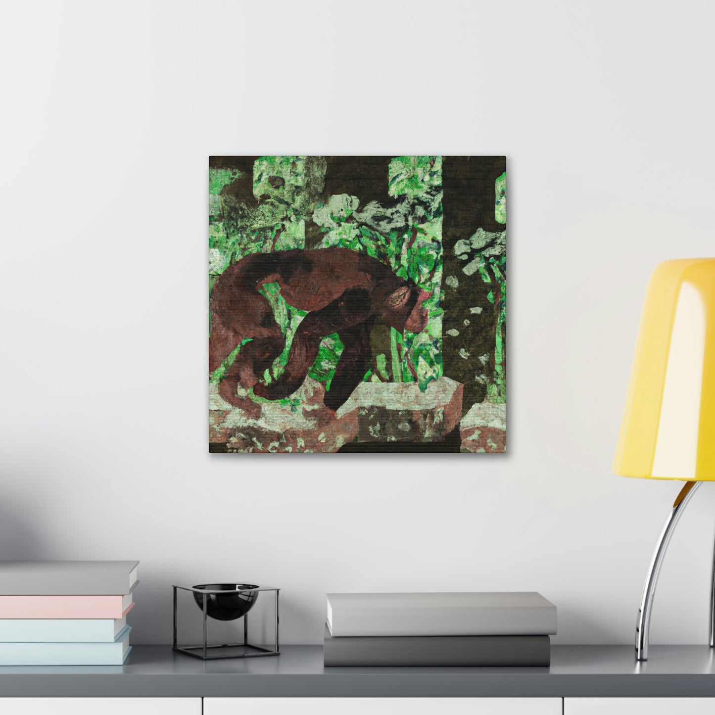 Chimpanzee Art Deco - Canvas