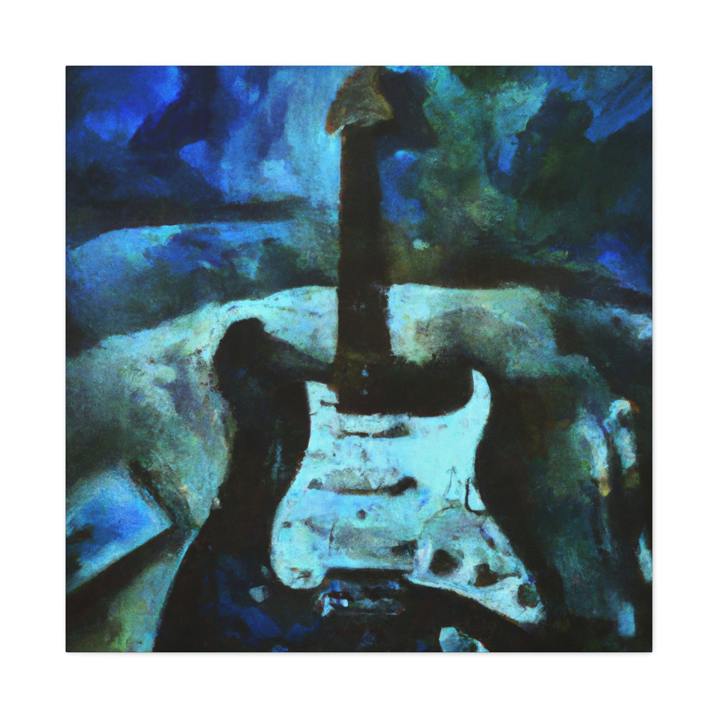 Fender in Abstract Forms - Canvas