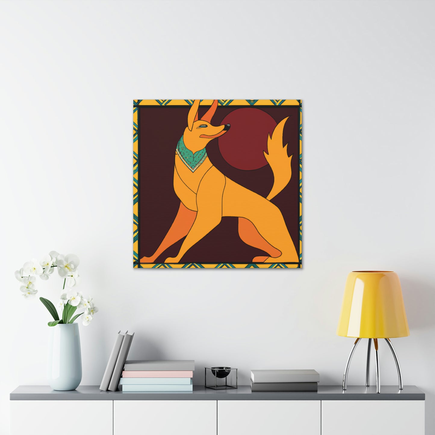 "Dhole's Deco Dream" - Canvas