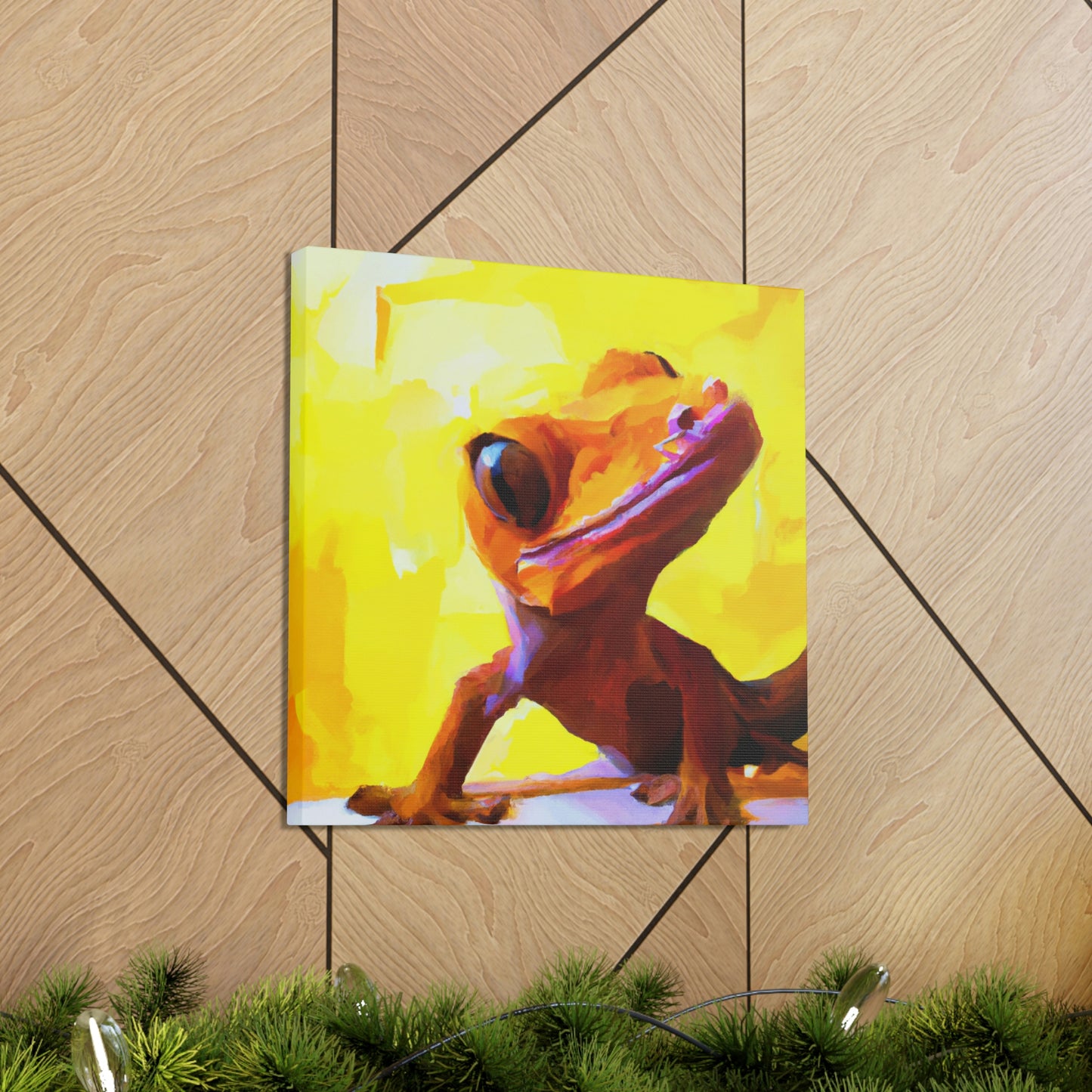 Gecko's Surreal Dream - Canvas