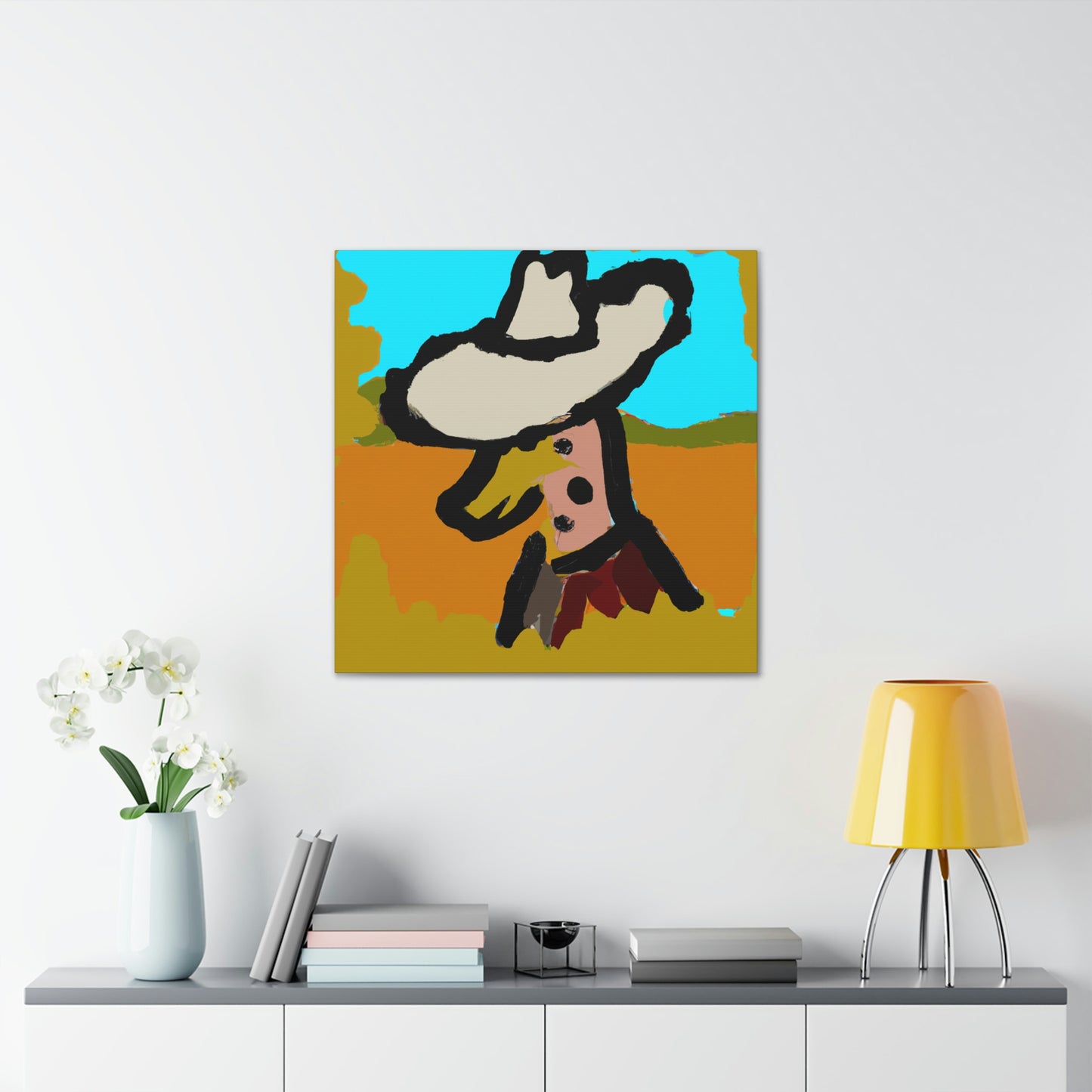 "Cowboy Western Concept” - Canvas