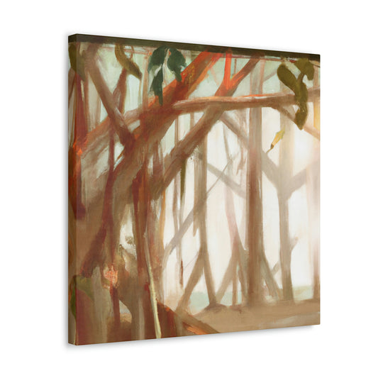 "The Banyan Treescape." - Canvas