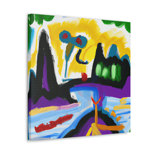 "Island in Expressionism" - Canvas