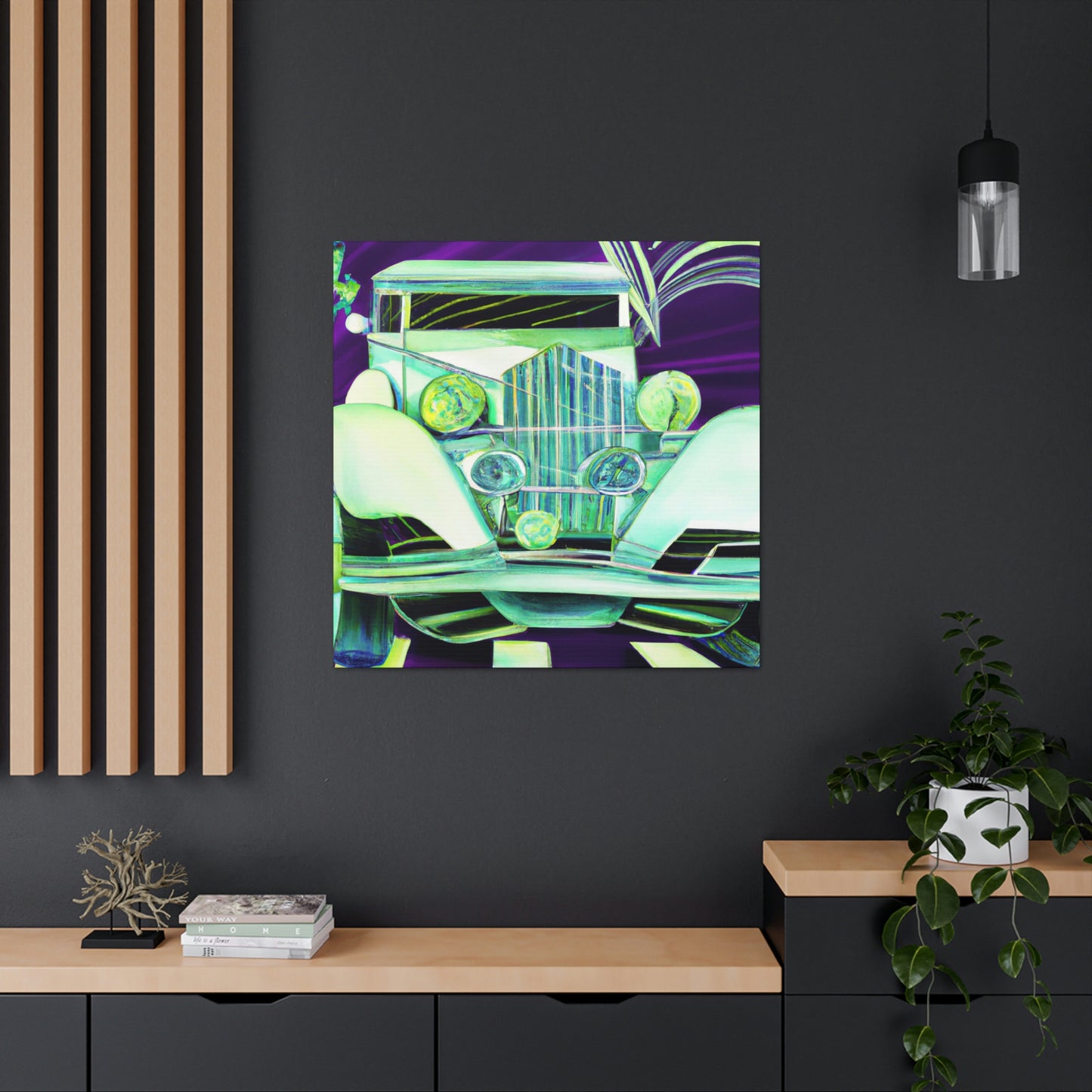 "Vintage Automobile Regalia" - Canvas