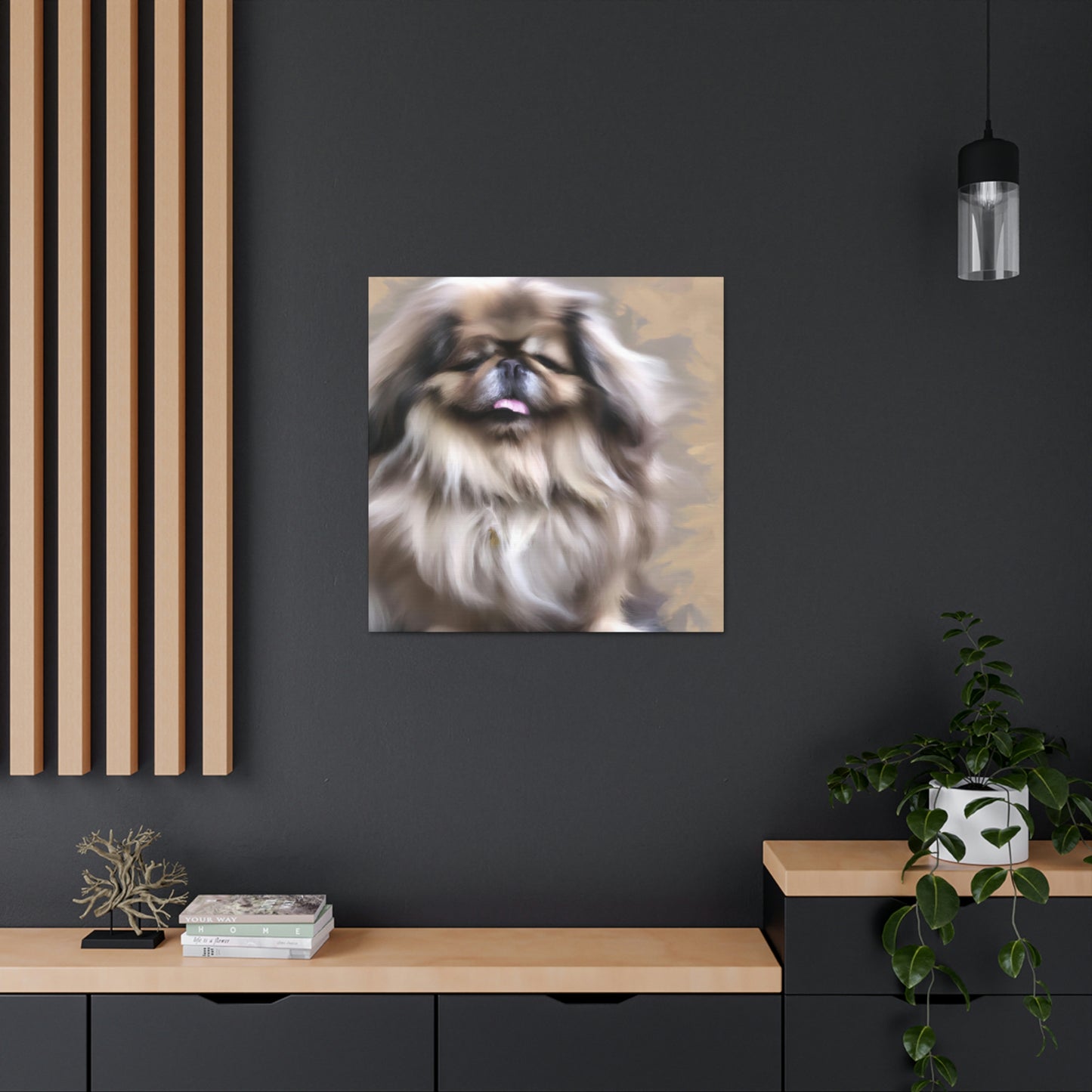 "Pekingese at Playtime" - Canvas