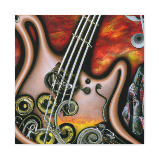 "Grooving Musical Strings" - Canvas