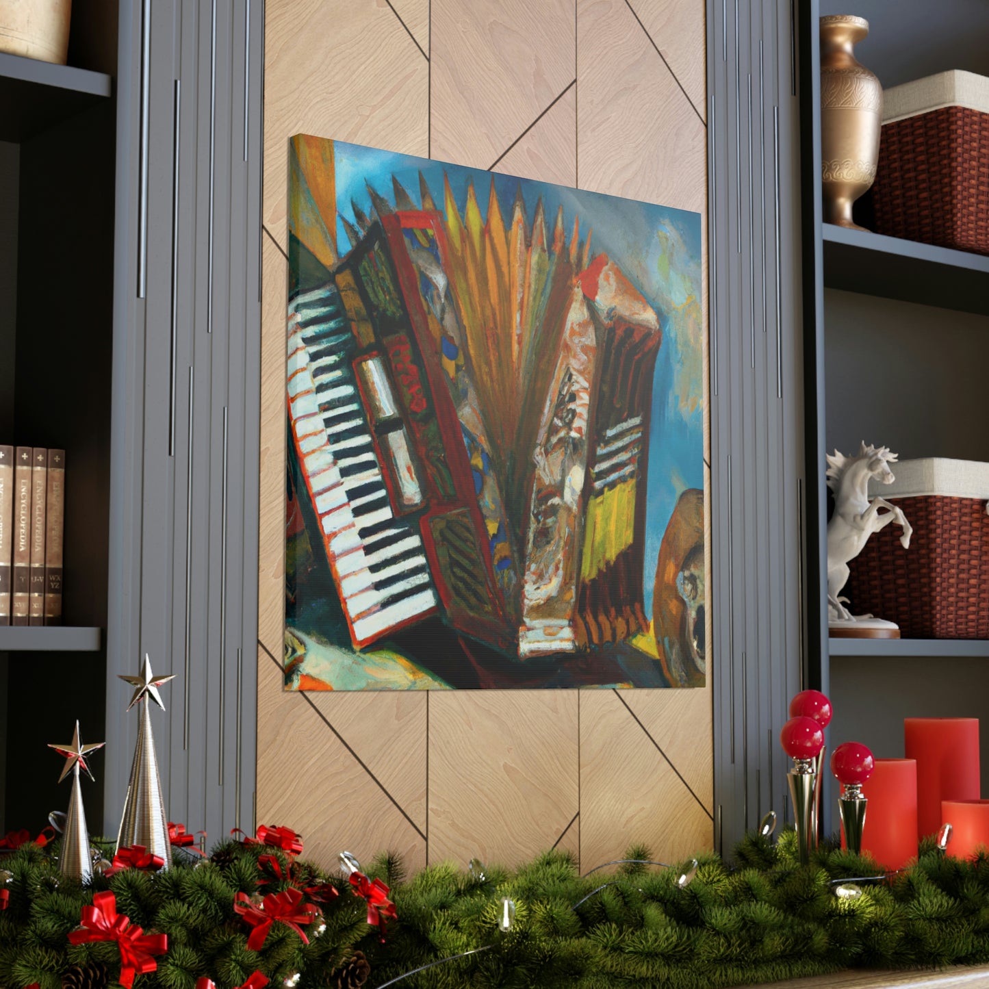 "Accordion in Surreality" - Canvas