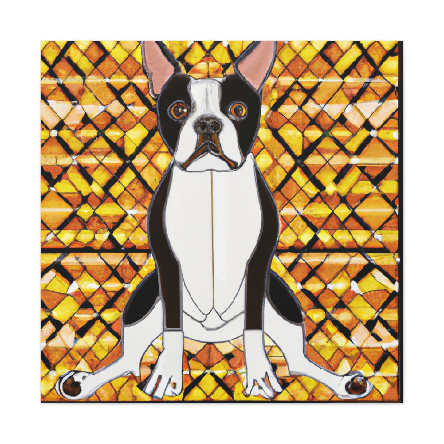 Boston Terrier Bliss - Canvas