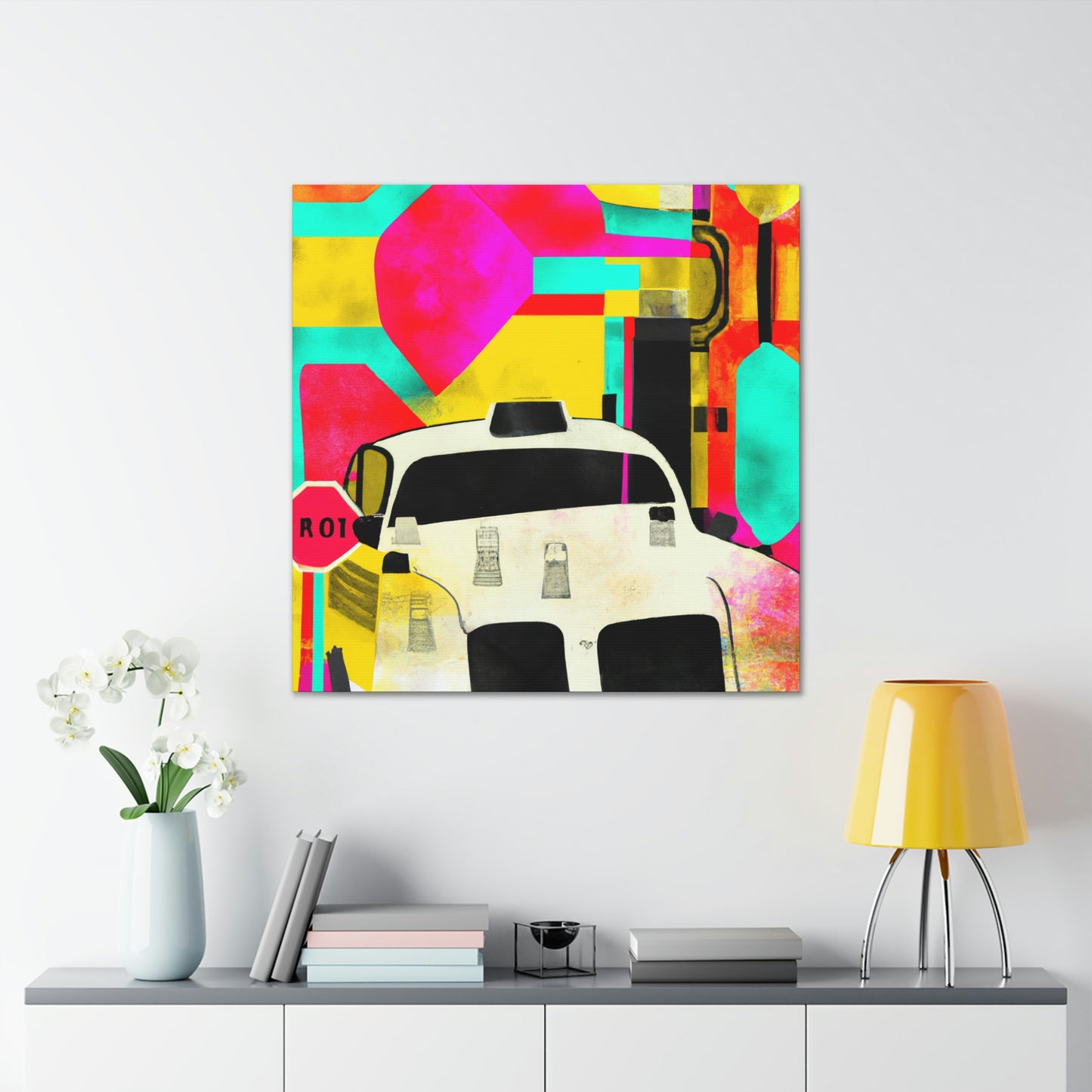 "Taxi Ride Illumination" - Canvas