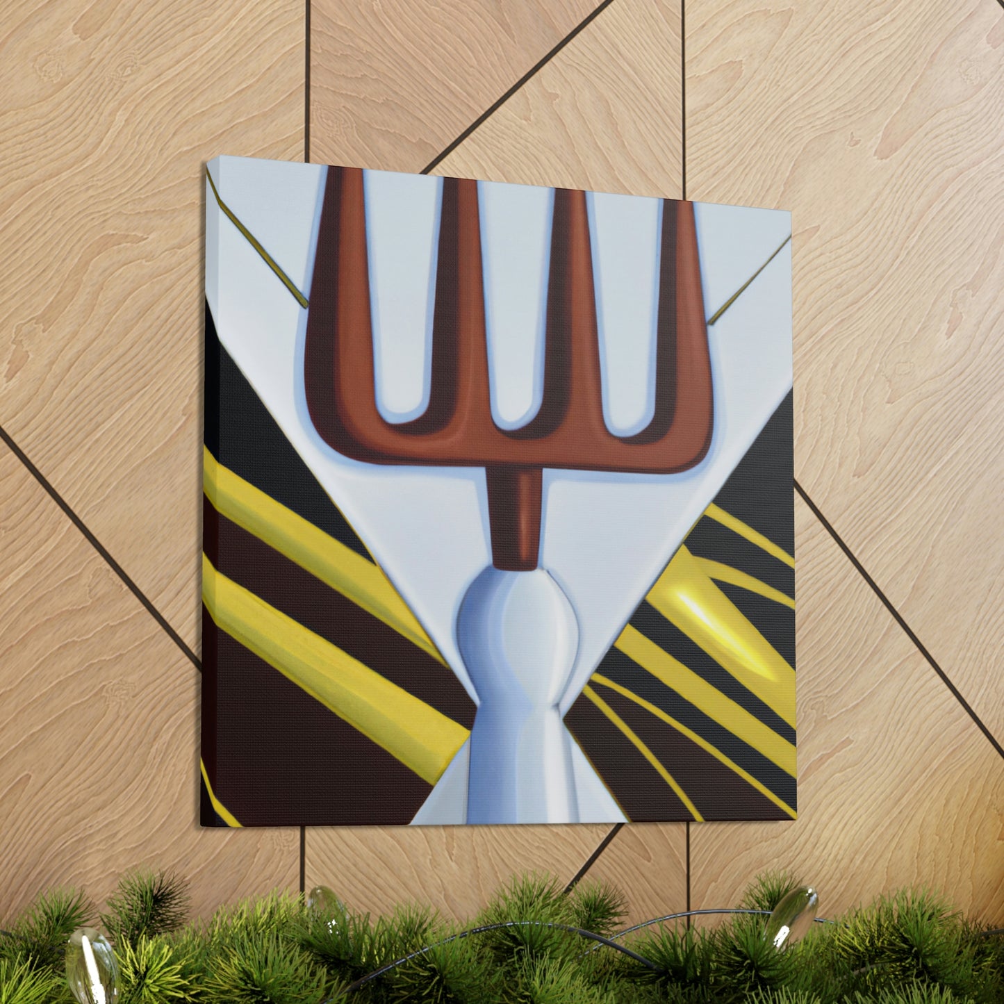 Golden Age Pitchfork Shine - Canvas