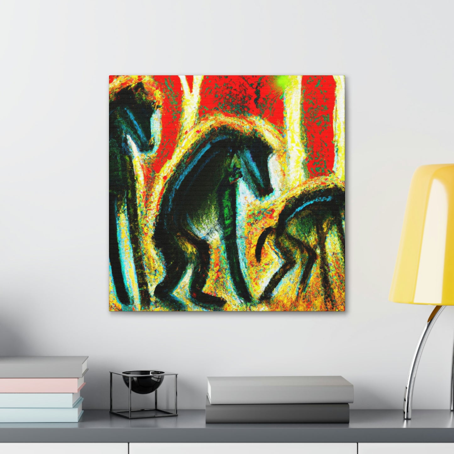 "Baboon In Expressionism" - Canvas