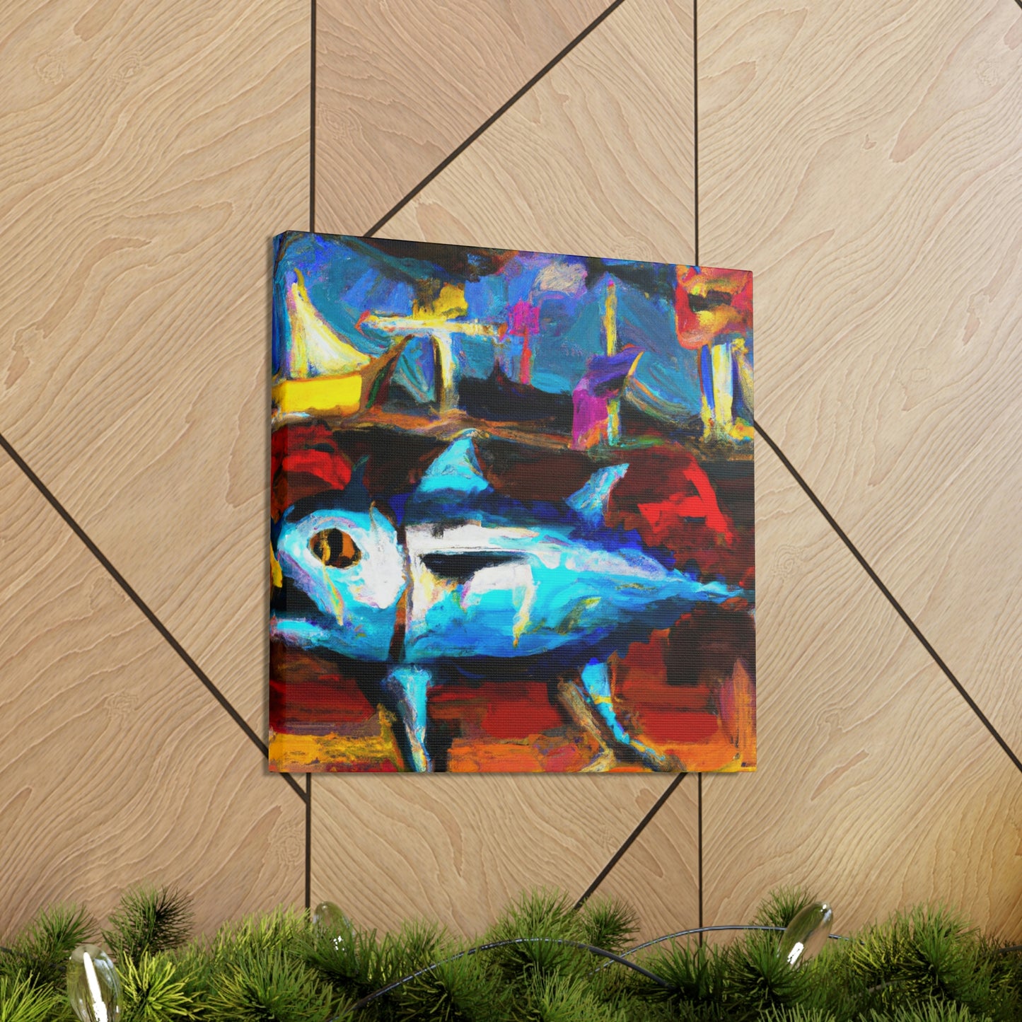 "Tuna: Expressionist Masterpiece" - Canvas