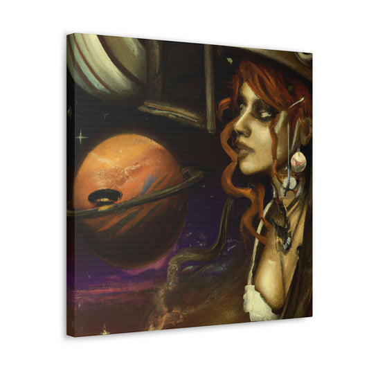 Venus in CogsDress - Canvas