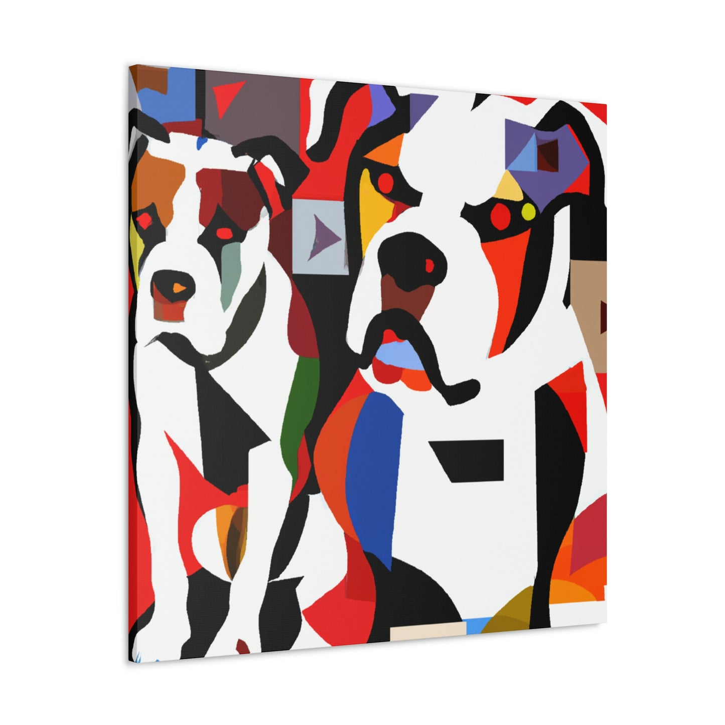 American Bulldog Portrait - Canvas