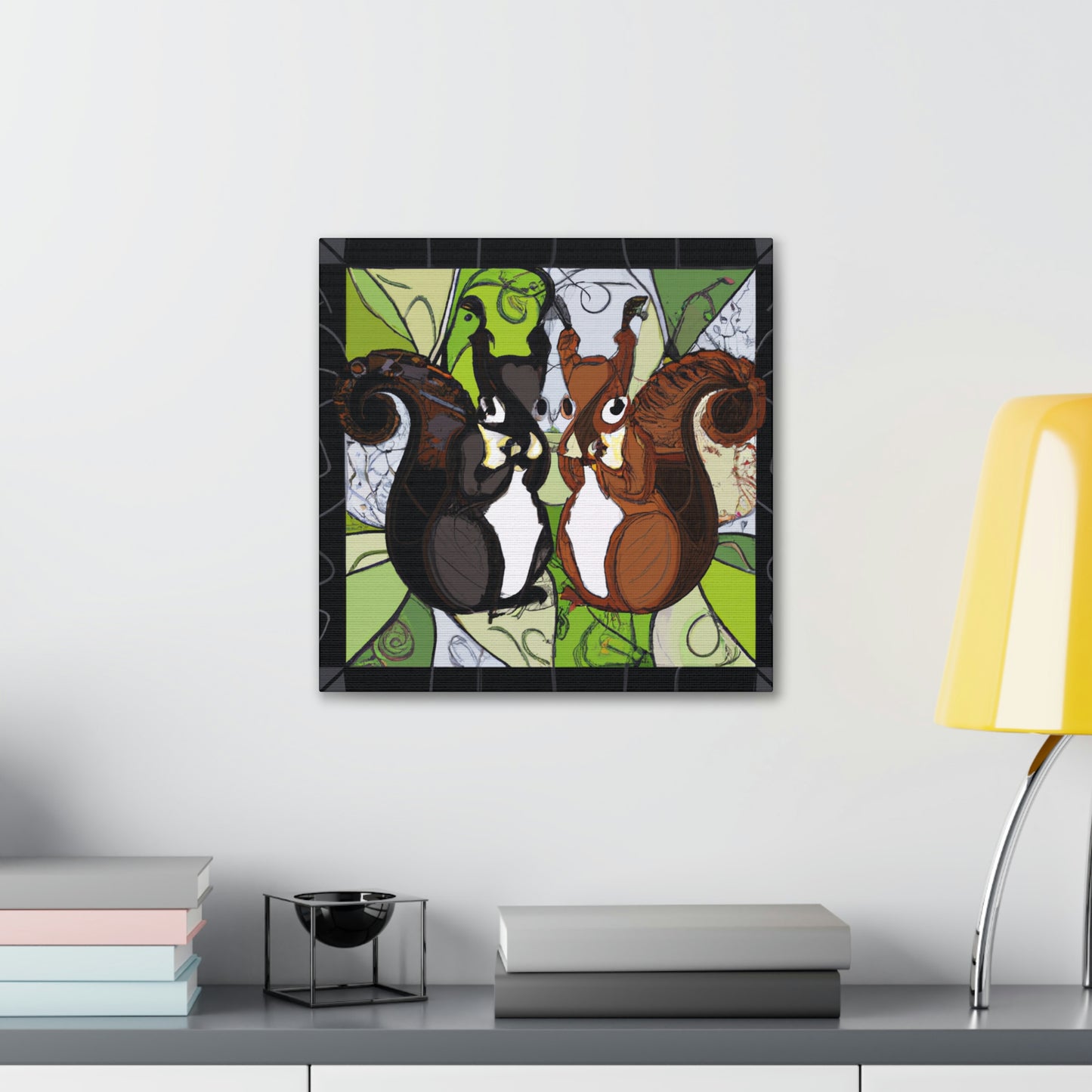 Squirrels in Motion - Canvas