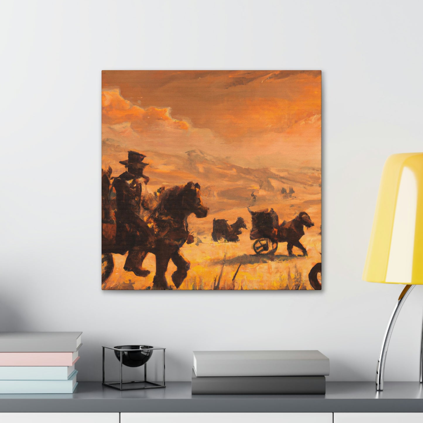 "A Steampunk Grazing". - Canvas