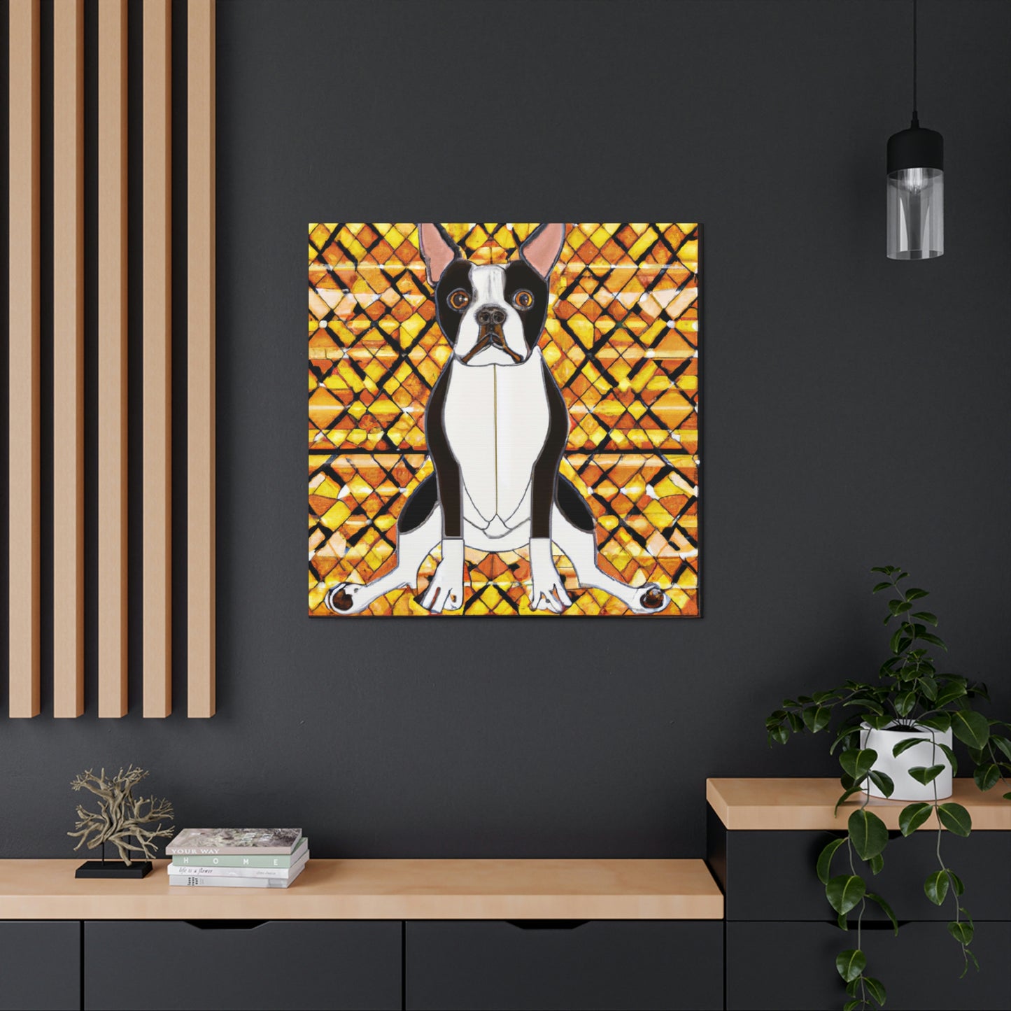 Boston Terrier Bliss - Canvas