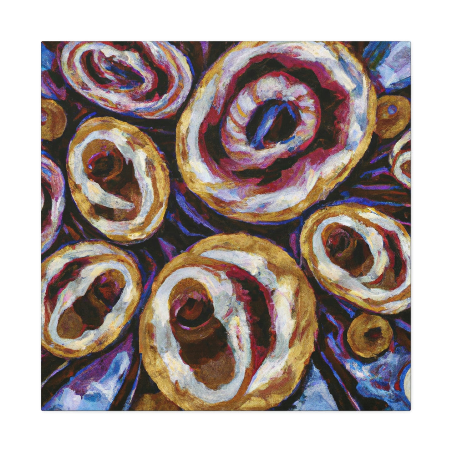 "Pastries In Colorful Hues" - Canvas