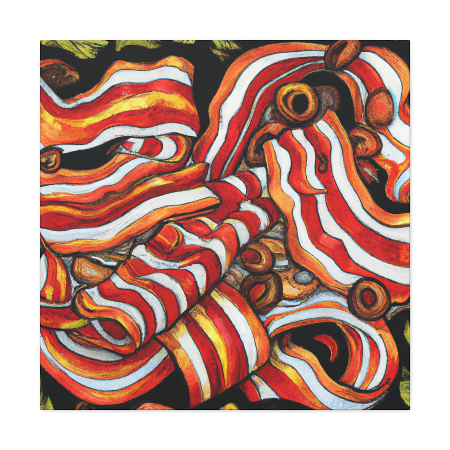 "Bacon Delight Painting" - Canvas