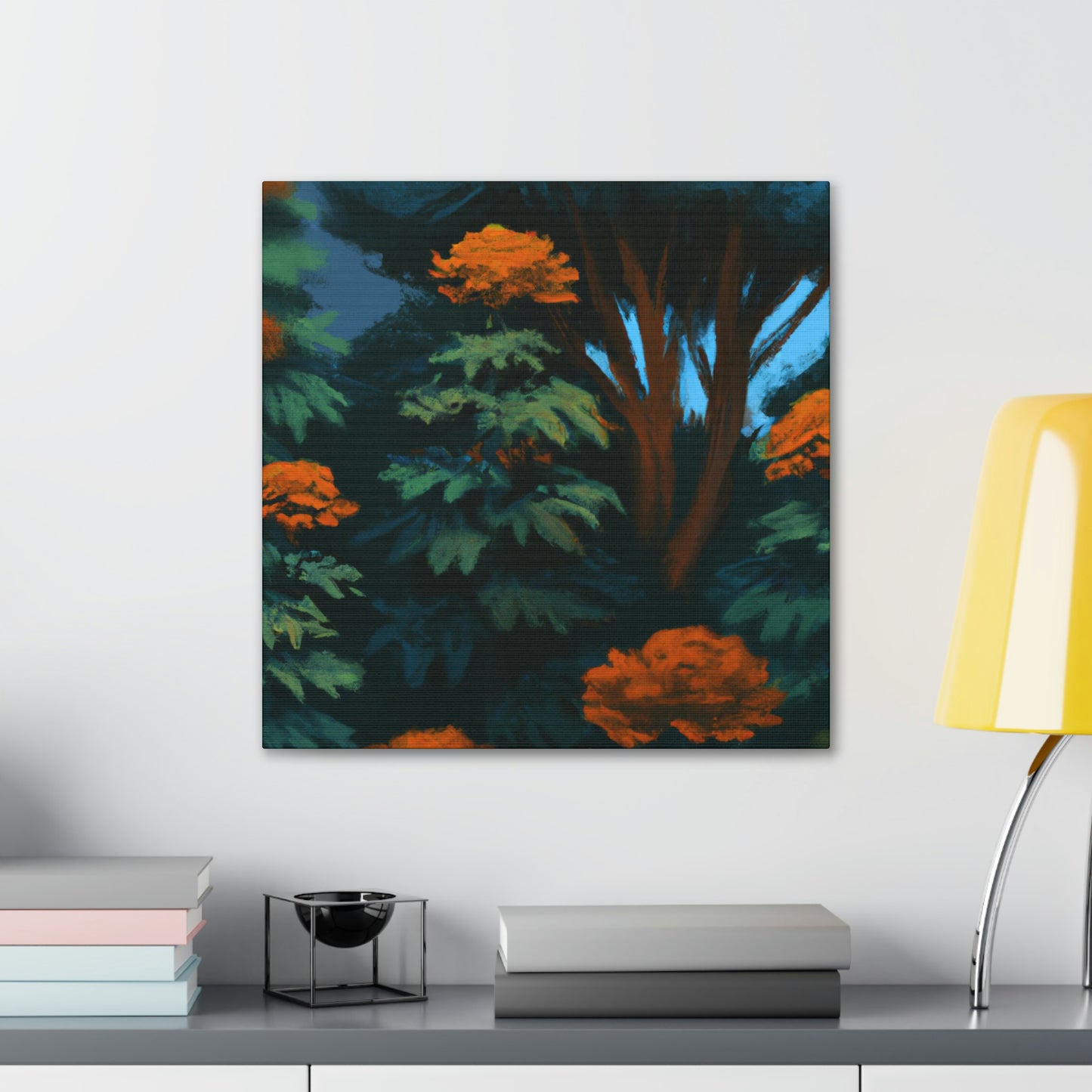 Marigolds in Bloom - Canvas