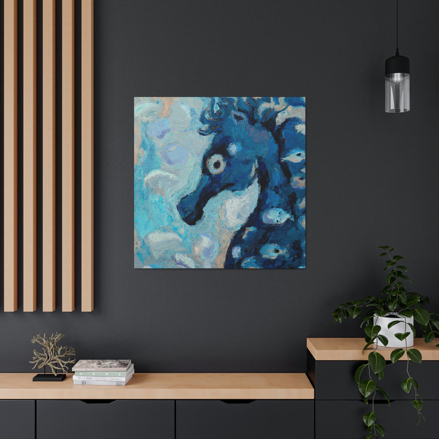 Seahorse of Emotion - Canvas