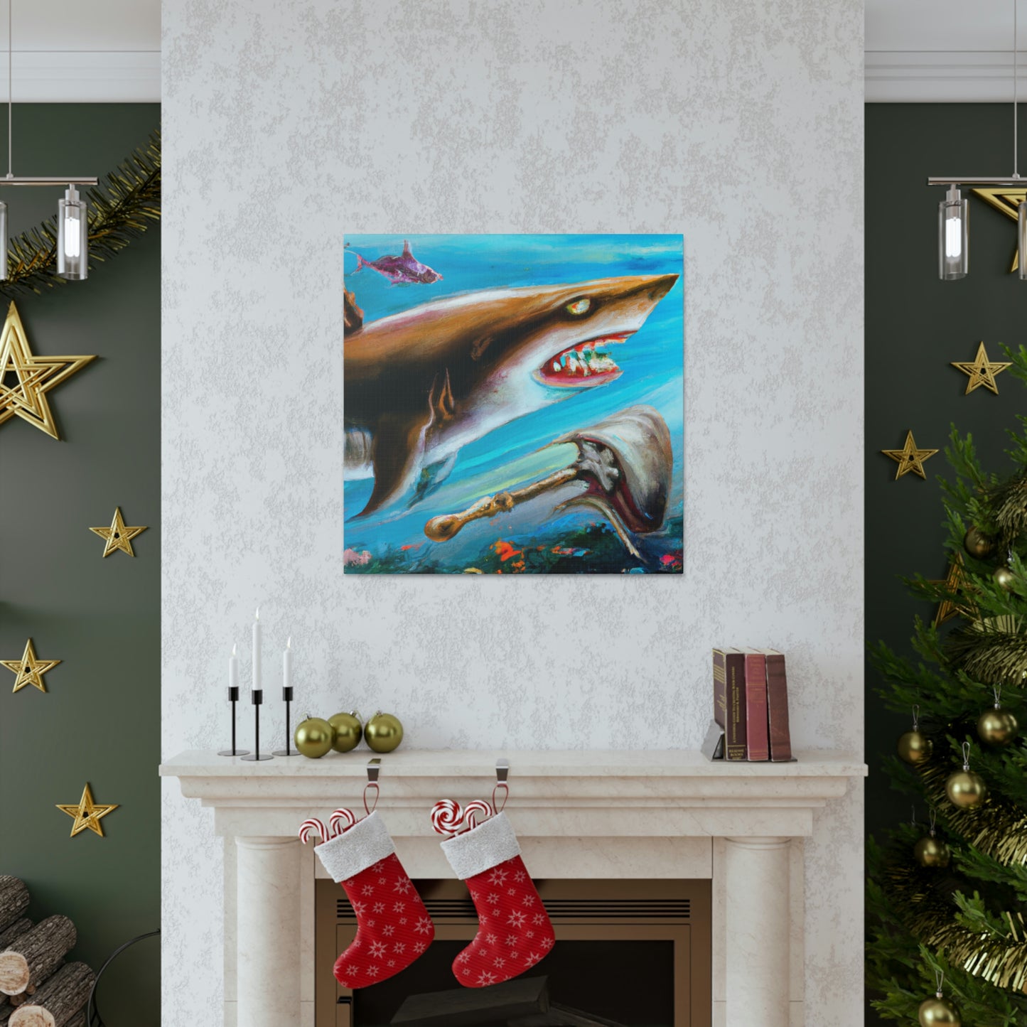 Shark Surrealism Dream - Canvas