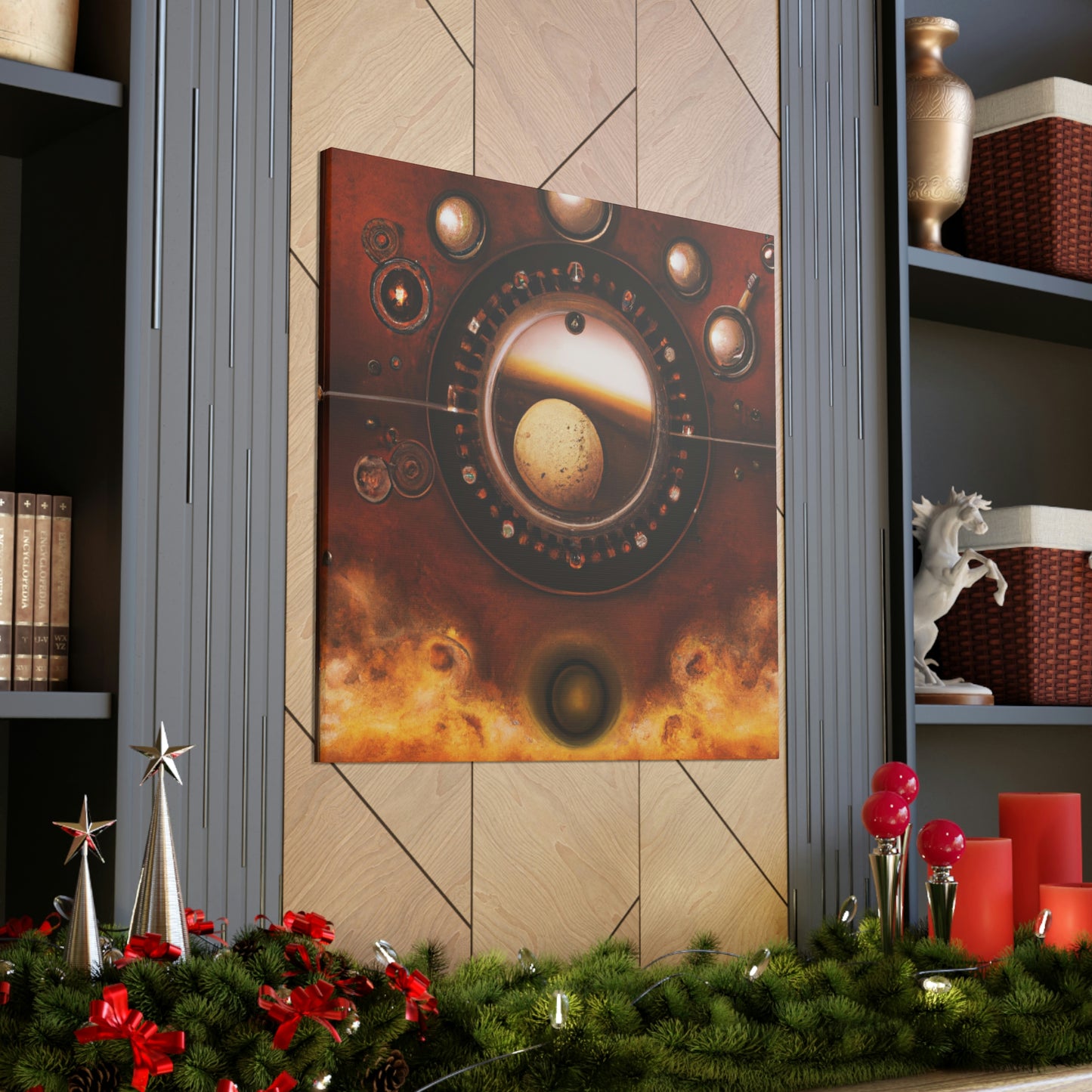 Mars of Clockwork Clock - Canvas