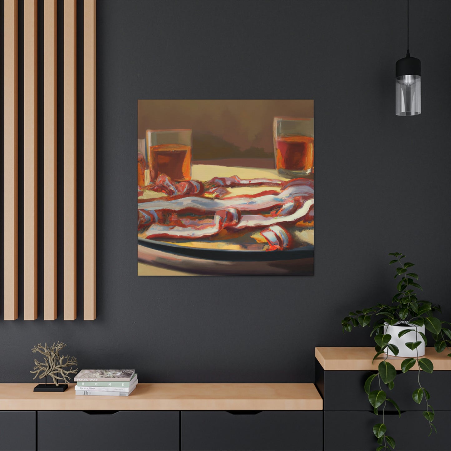 "Bacon in Hyperrealism" - Canvas