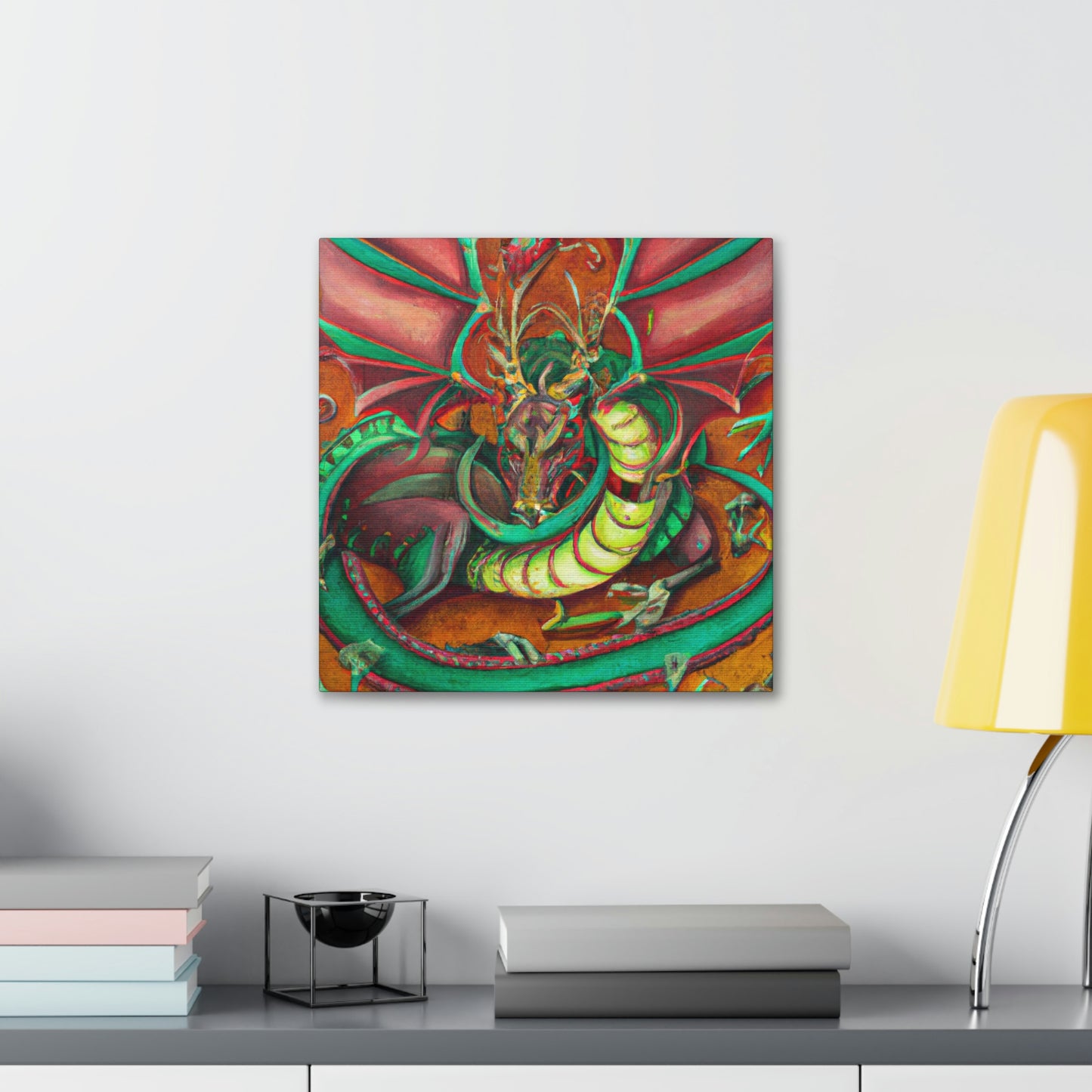 "Dragon in the Jazz Age" - Canvas