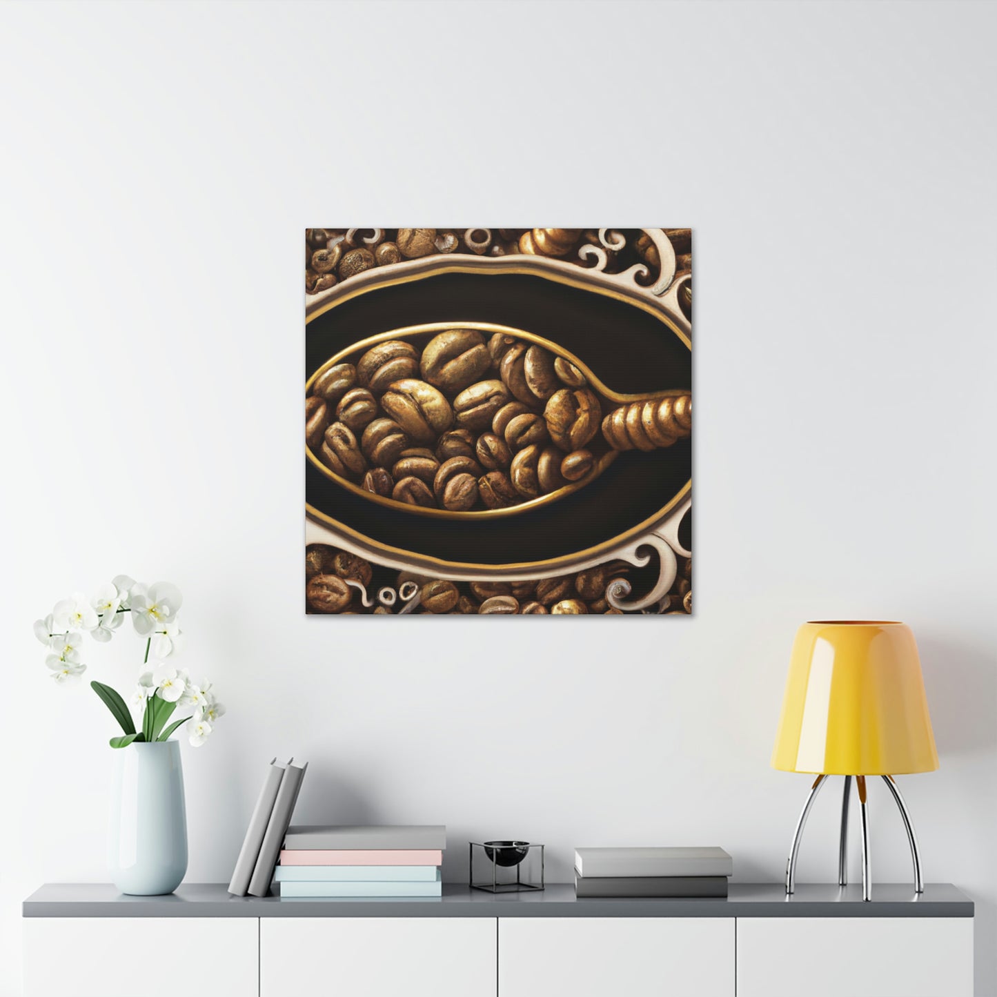 "Coffee Beans Harvested" - Canvas