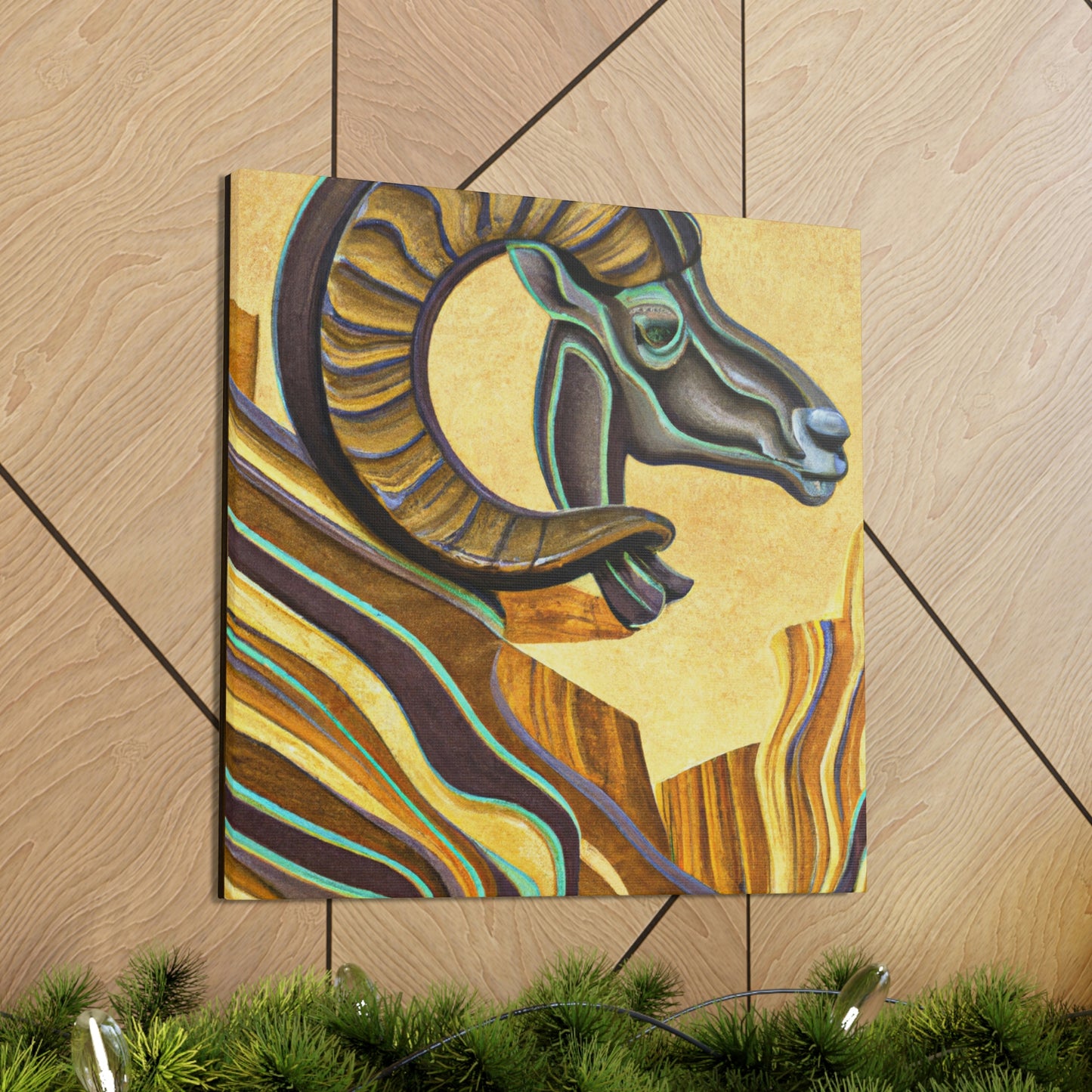 Mountain Majesty Bighorn - Canvas