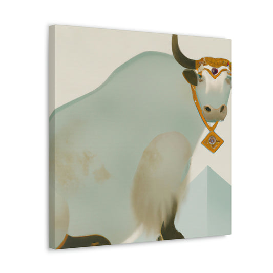 "Yak in Art Deco". - Canvas