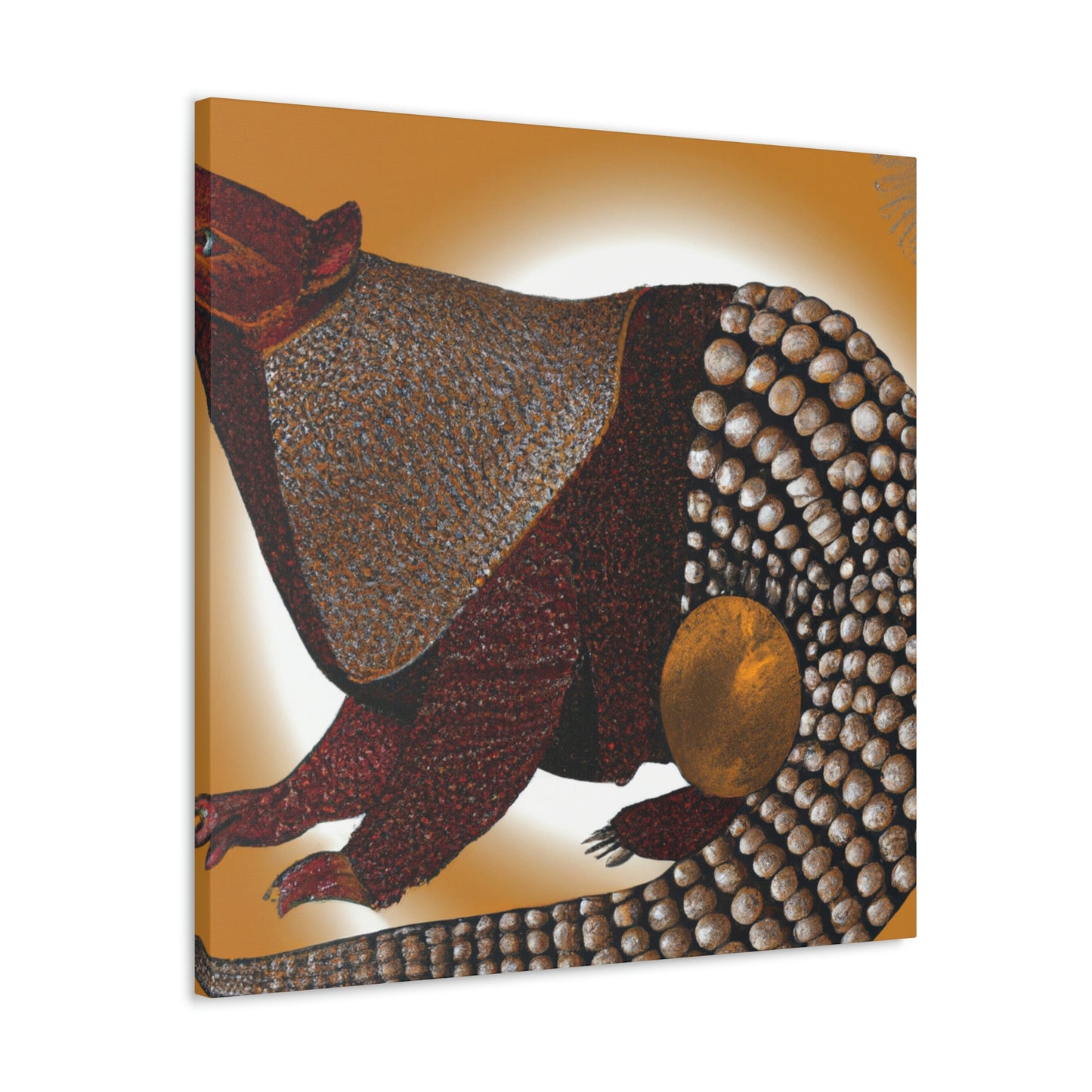 "Sparkling Pangolin Splendor" - Canvas