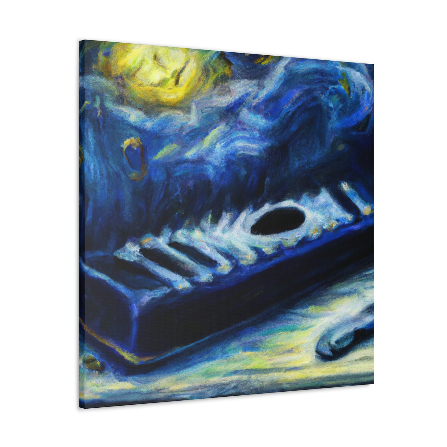 "Harmonious Harmonica Hues" - Canvas