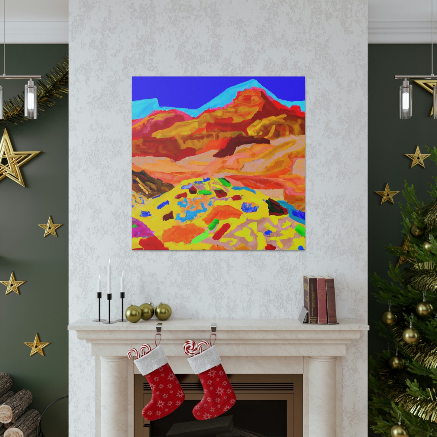 Desert of Colorful Hues - Canvas