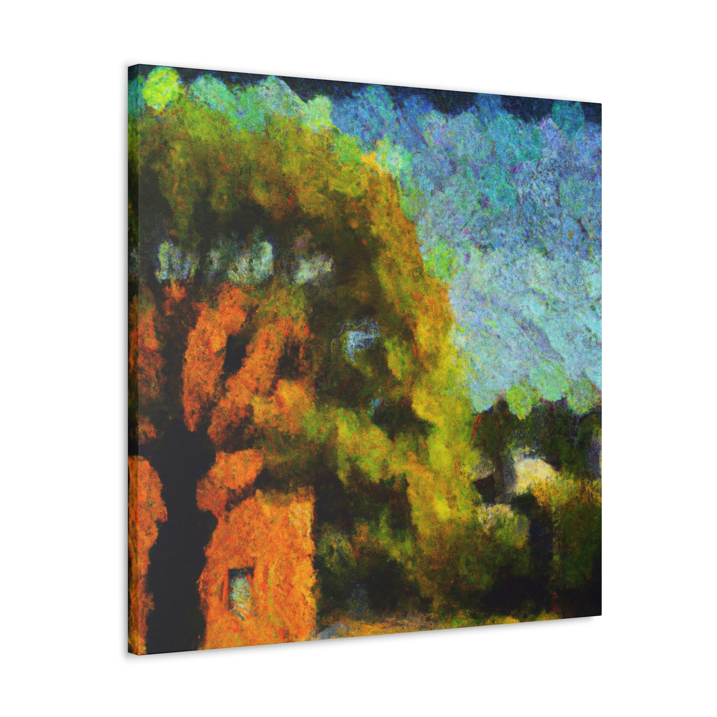 Oak Tree Splendor. - Canvas