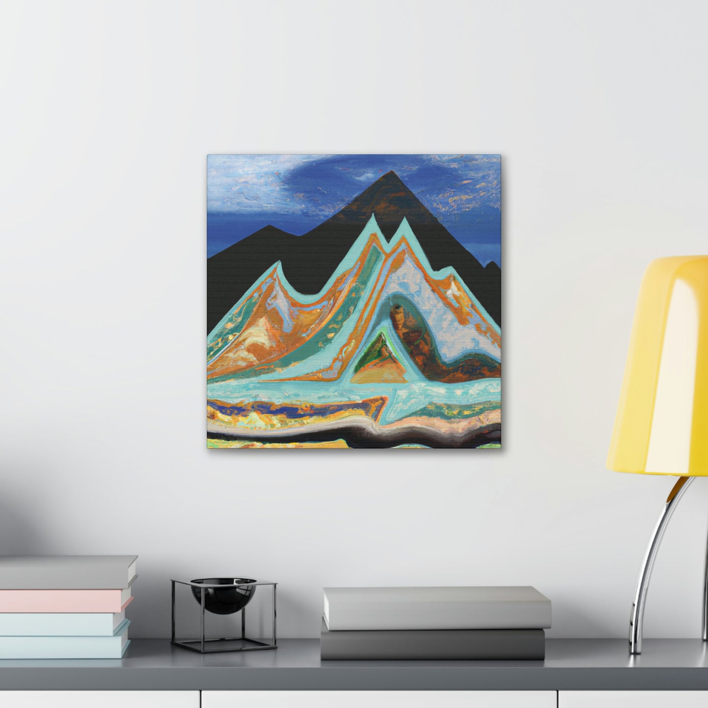 Mountain Mystique Painting - Canvas