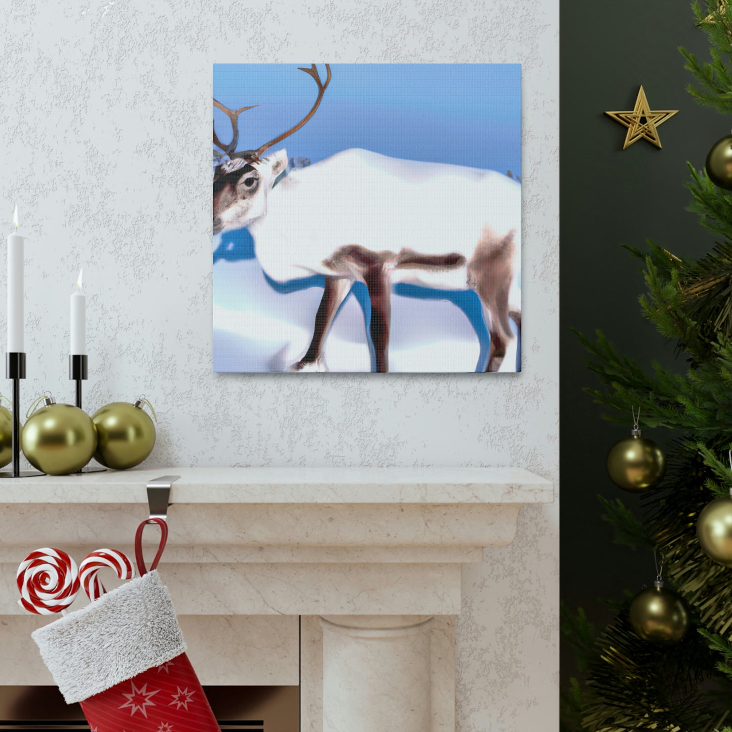 Reindeer Winter Magic - Canvas