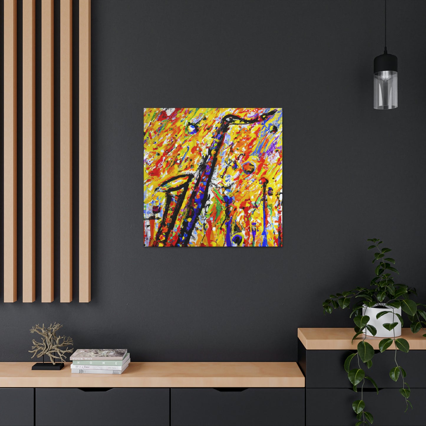 "Harmony of the Clarinet" - Canvas