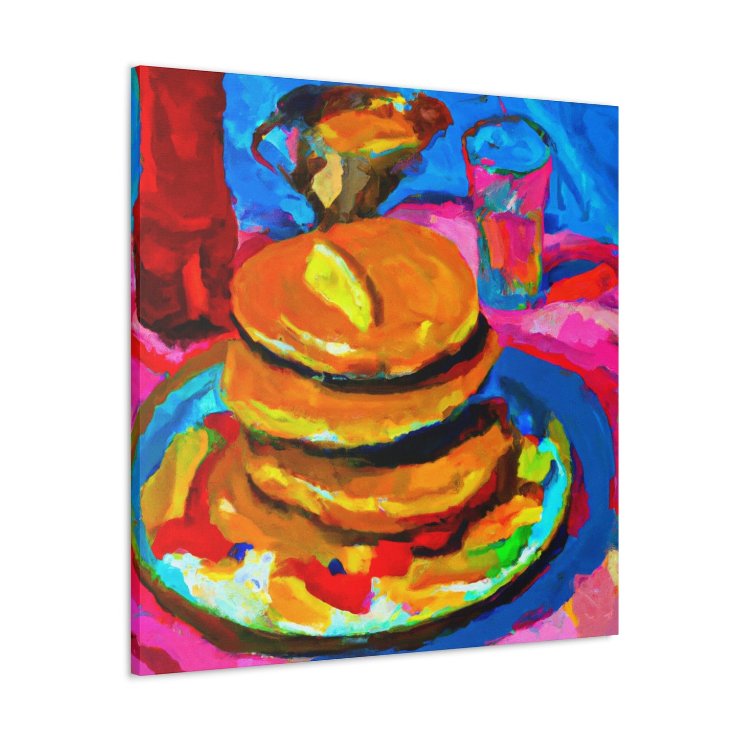 Pancakes in Fauvism - Canvas