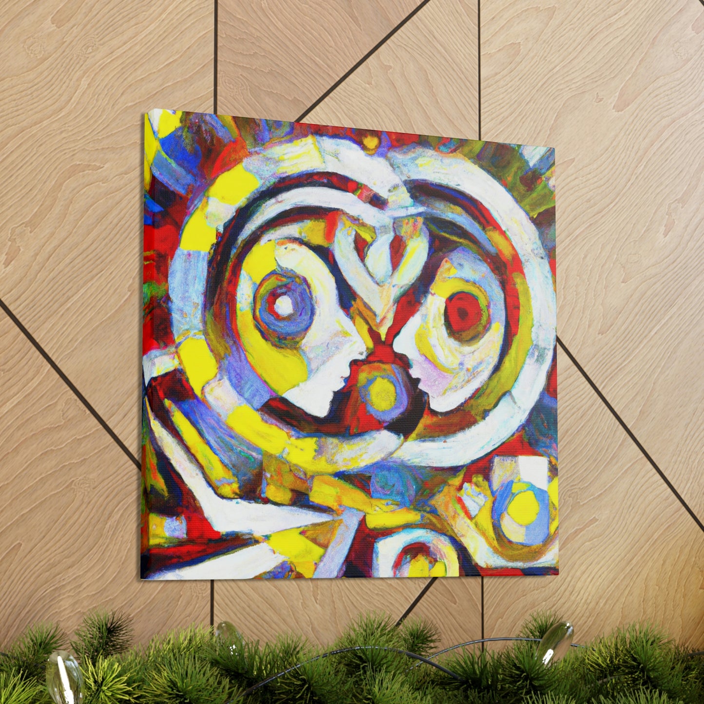 "Love's Celestial Embrace" - Canvas