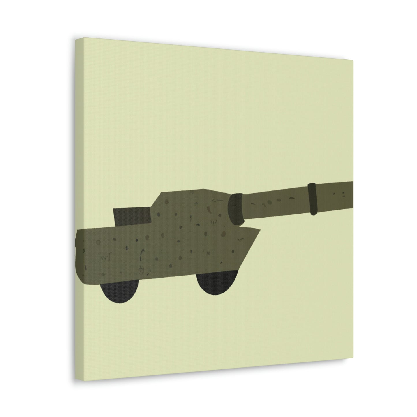 "Gun Minimalism Tranquility" - Canvas