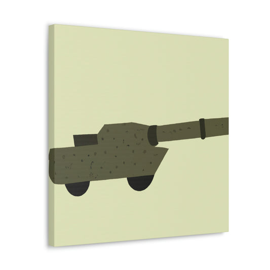 "Gun Minimalism Tranquility" - Canvas