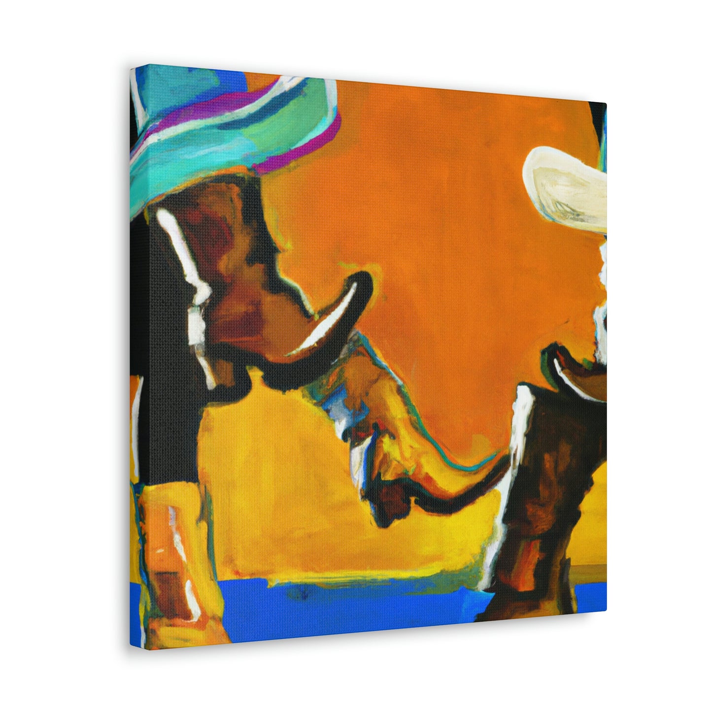 "Boots of Post-Impressionism" - Canvas