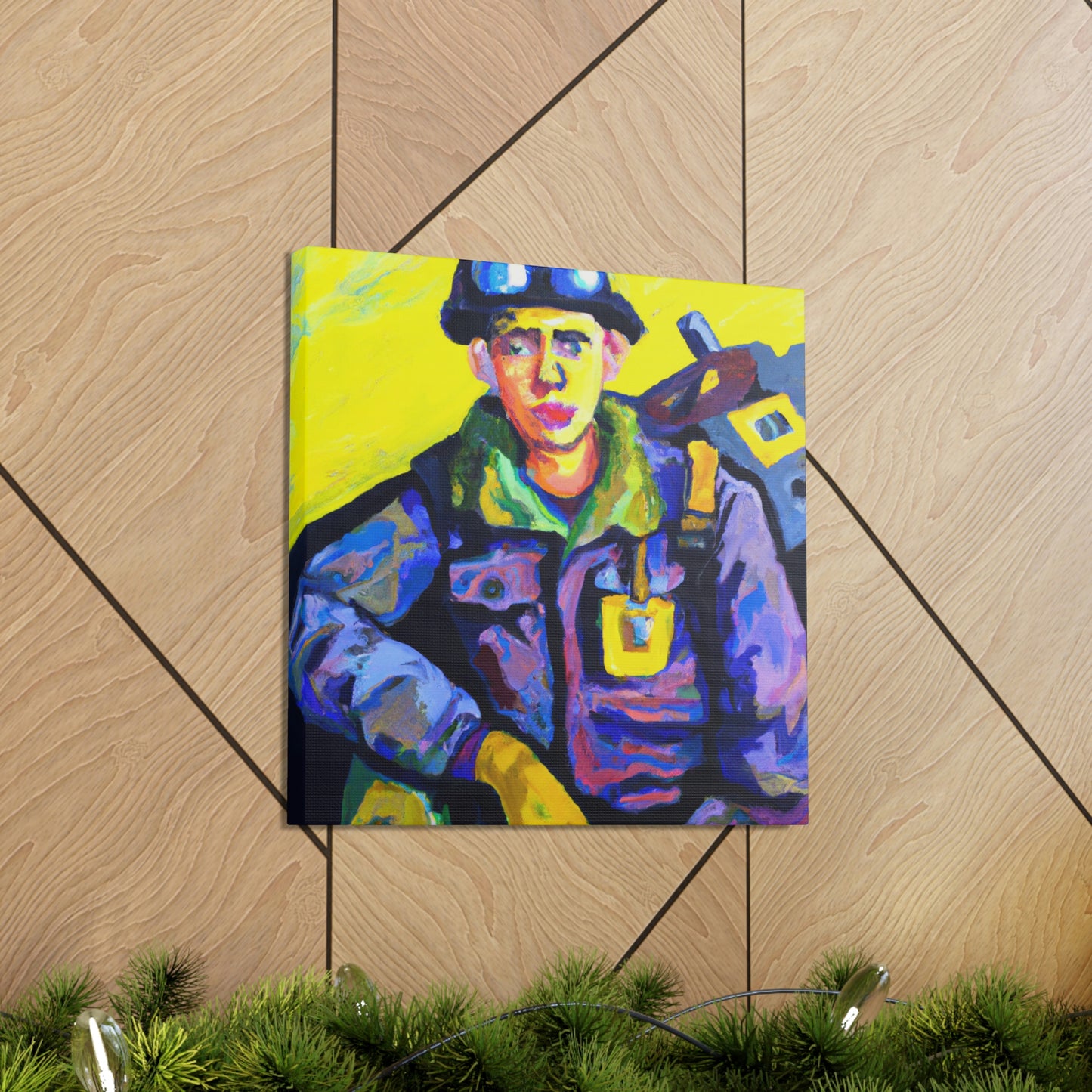 "Stoic Bomb Disposer" - Canvas